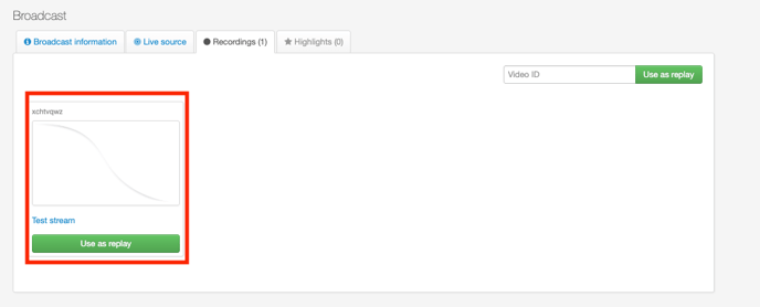 use as replay (already merged)
